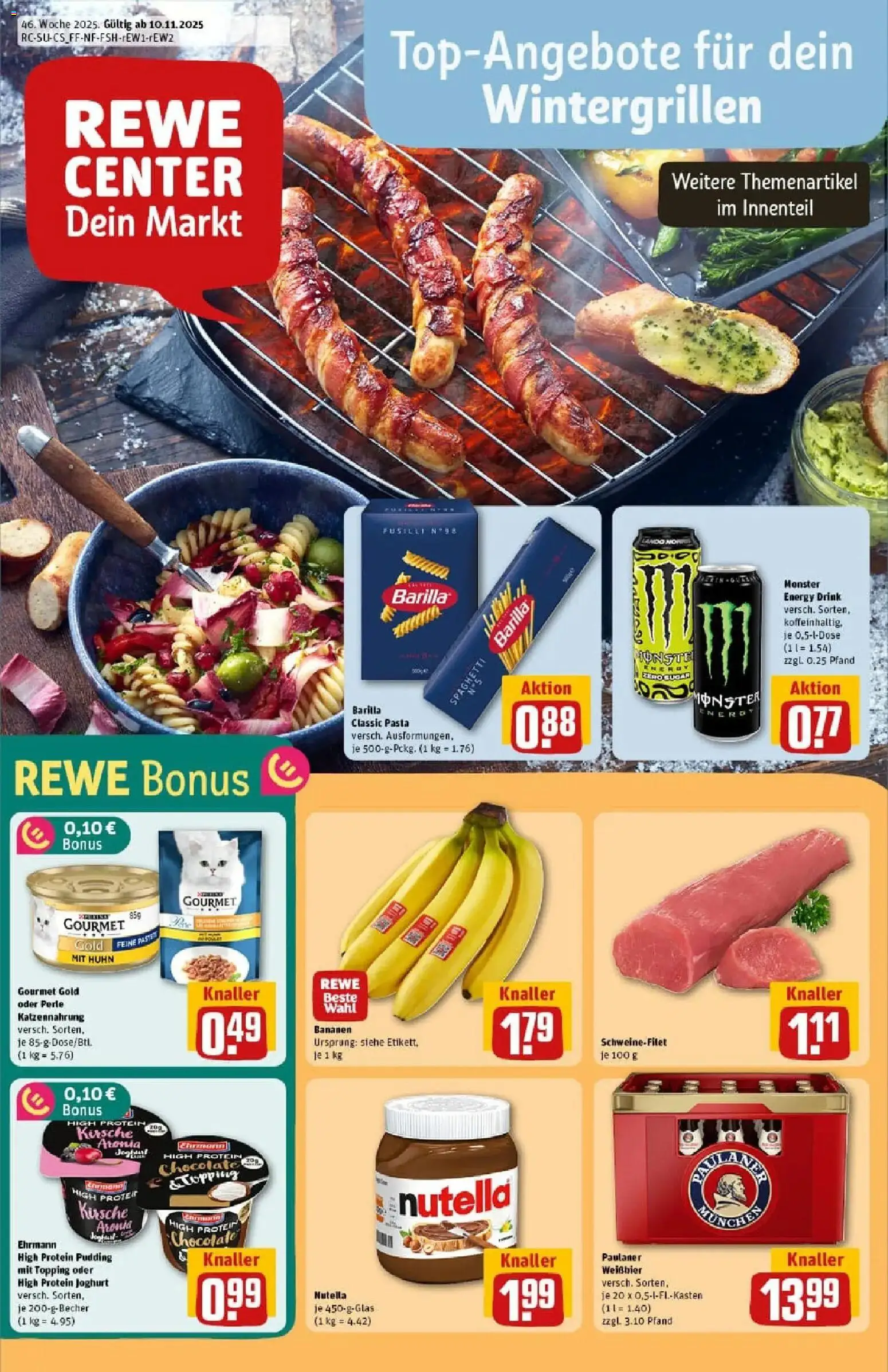Vorschau von dem Prospekt des Geschäftes Rewe, gültig ab dem 09.11.2025