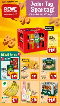 Vorschau von dem Prospekt des Geschäftes Rewe, gültig ab dem 16.02.2026