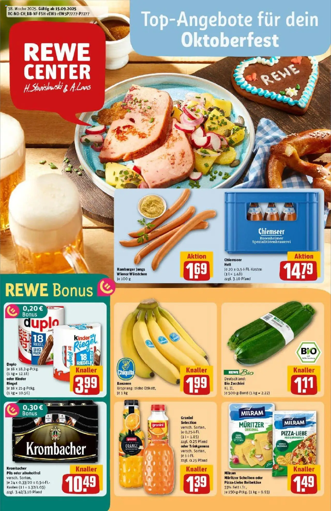 REWE Prospekt ab 14.09.2025 nächste Woche - Prospekt Hamburg	