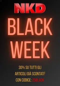 Anteprima dell'opuscolo Black Friday dal negozio NKD valido da 24/11/2025
