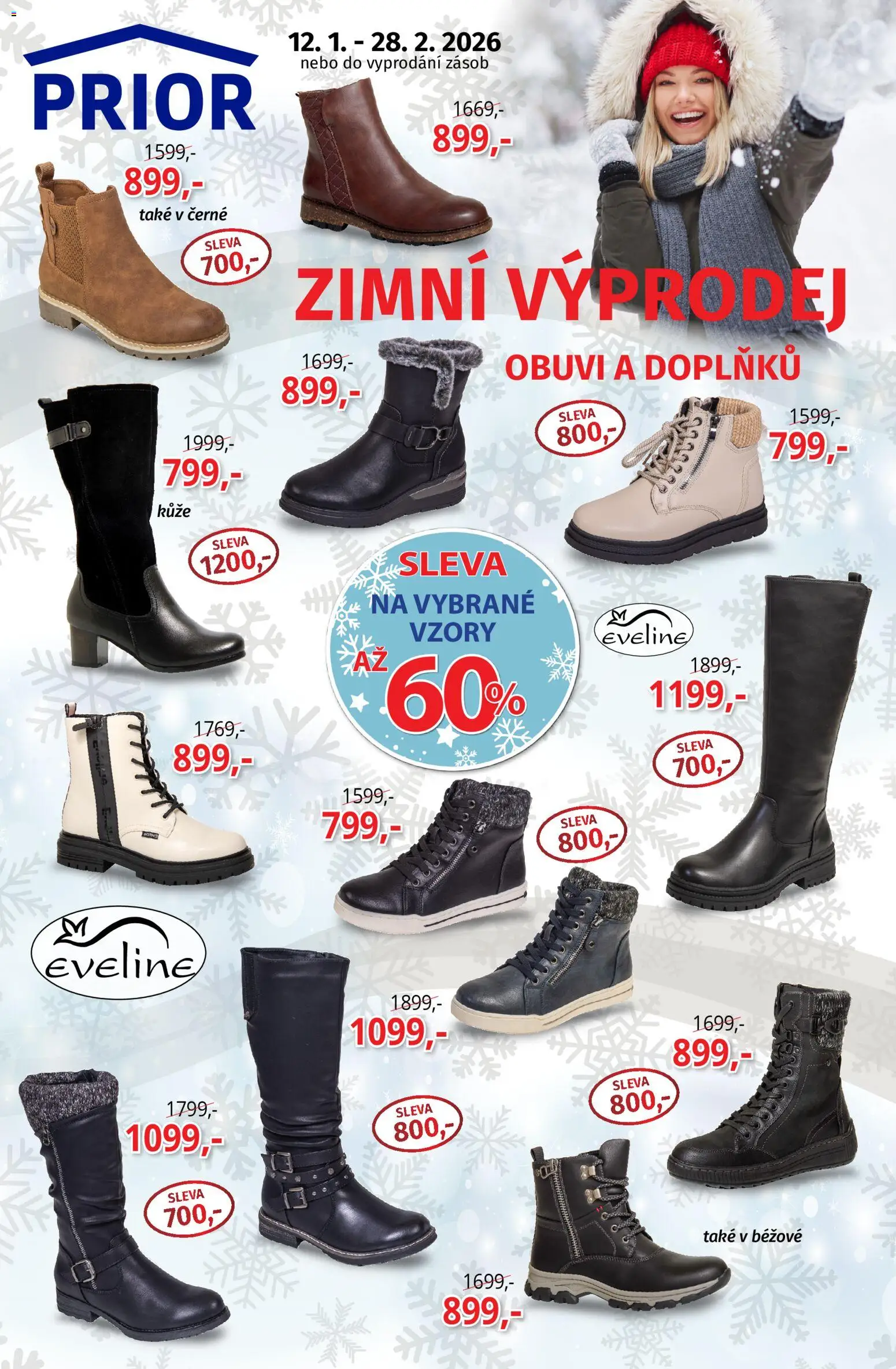 Náhled nabídky: Prior Akční Nabídka Obuvi platný od 12.01.2026