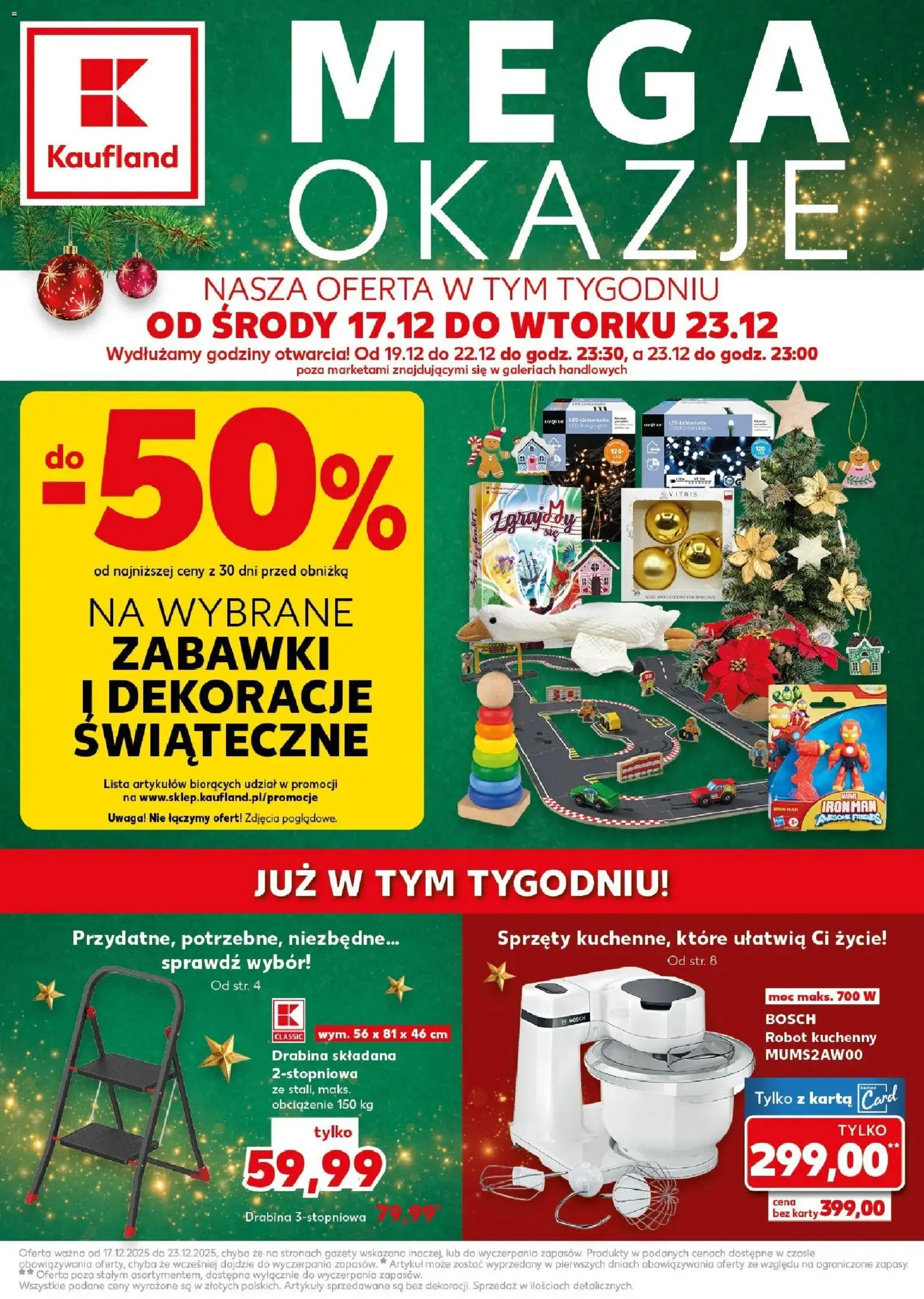 Pogląd gazetki "Mega okazje" ze sklepu Kaufland ważnej od 17.12.2025