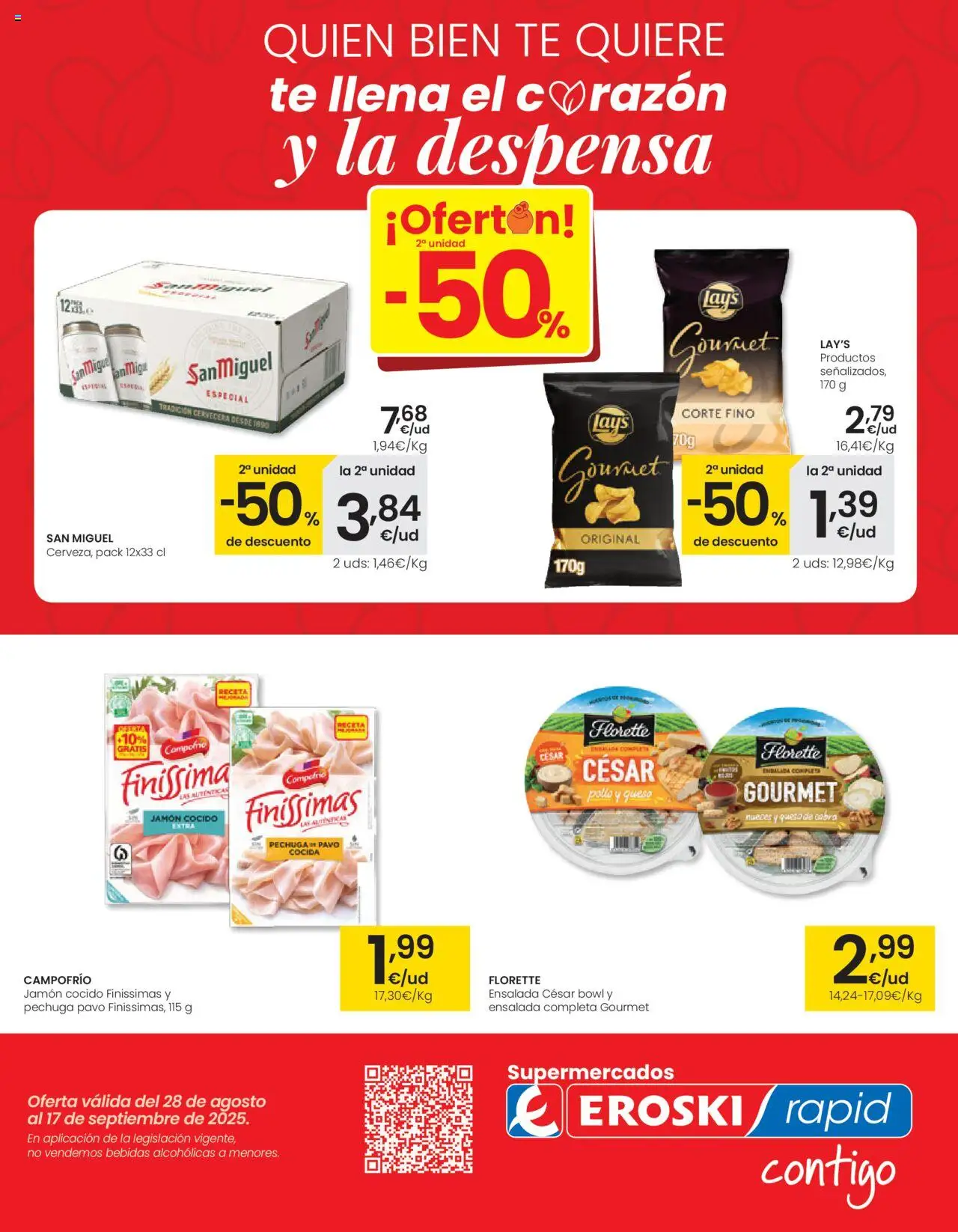 Folleto Eroski del 28/08/2025 - 17/09/2025 > Ofertón