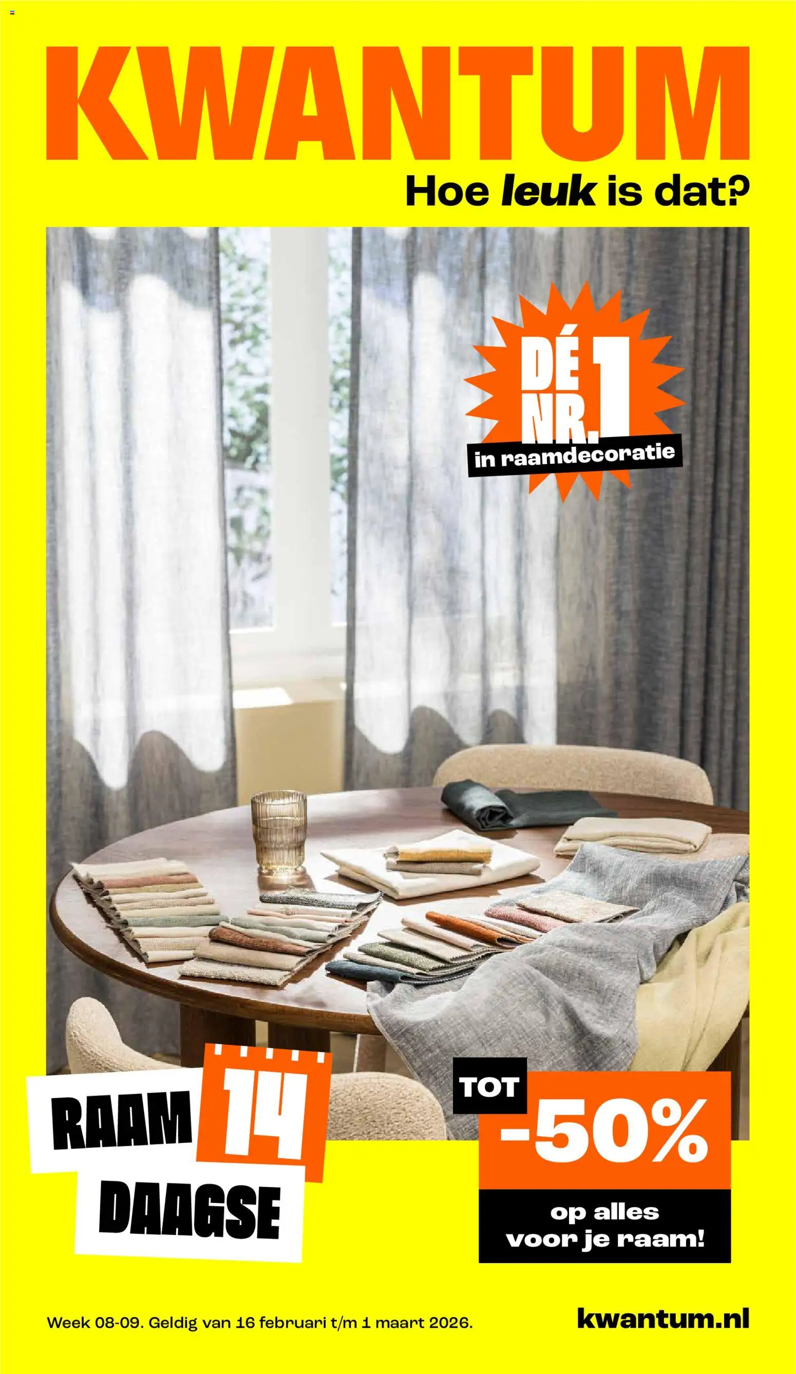 Voorbeeld van Folder van winkel Kwantum geldig vanaf 16-02-2026