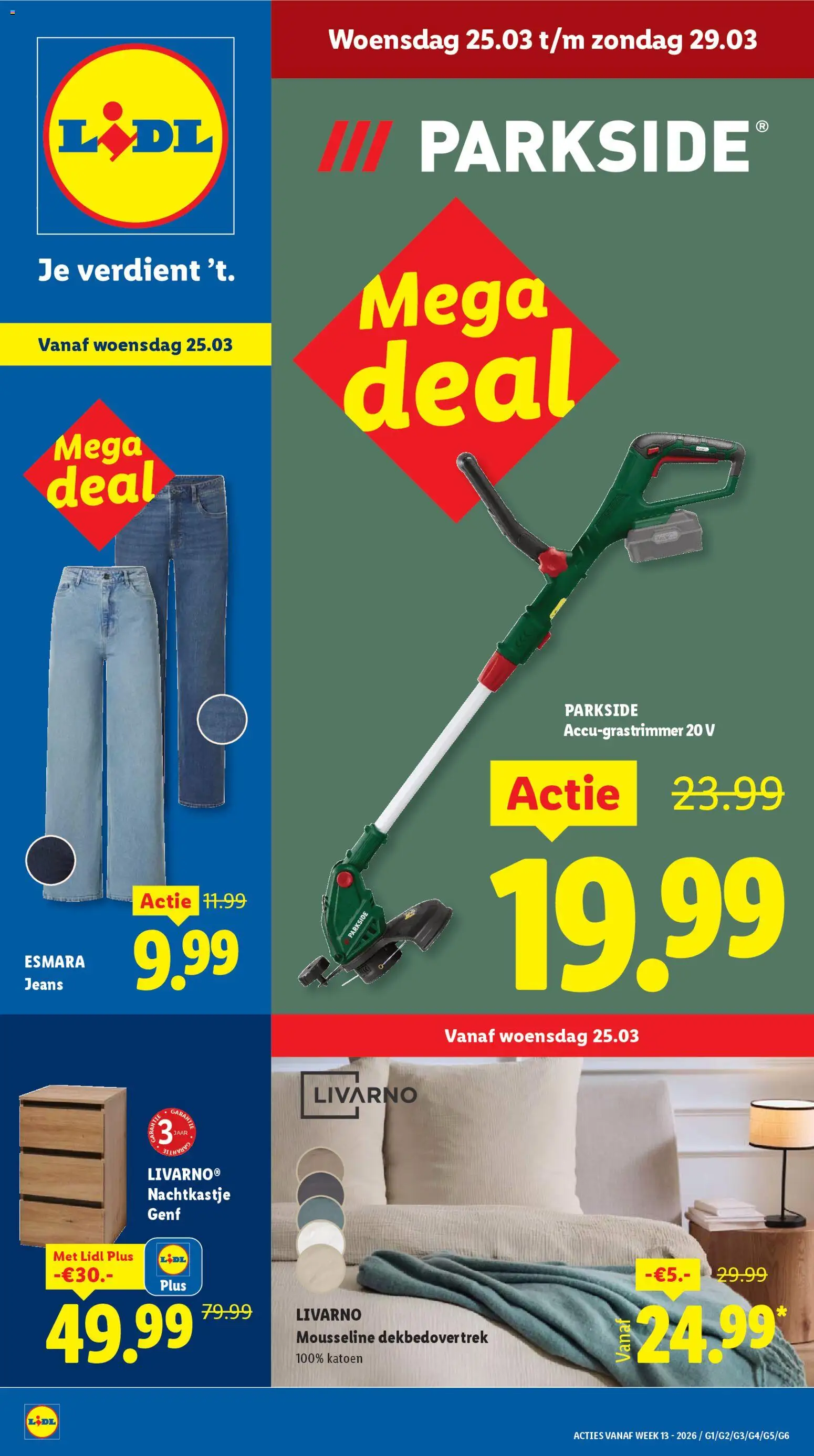 Voorbeeld van Lidl folder - Non food van winkel Lidl geldig vanaf 25-03-2026