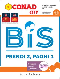 Anteprima dell'opuscolo Volantino City Lombardia dal negozio Conad valido da 27/02/2026