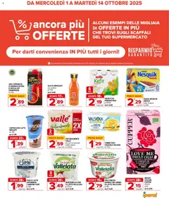 Anteprima dell'opuscolo Volantino Ancora più offerte dal negozio Iperal valido da 01/10/2025