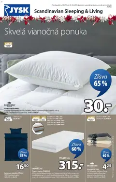 Náhľad JYSK letáku platného od 24.11.2025