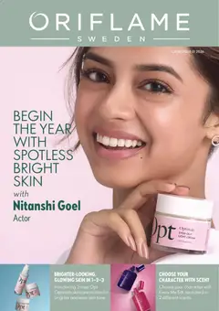 Preview of leaflet Catalogue 01 from store Oriflame is valid from 01/01/2026