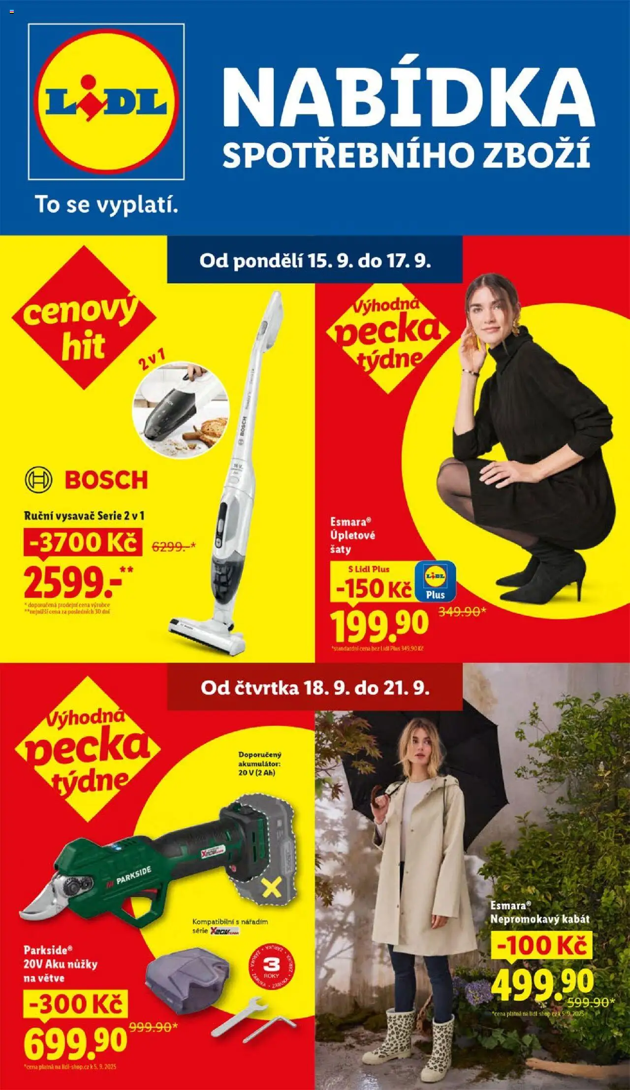  LIDL leták příští týden od 15.09.2025 >> Lidl Akce