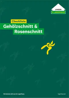 Vorschau der Angebote: Lagerhaus Gehölzschnitt & Rosenschnitt gültig ab 20.10.2025