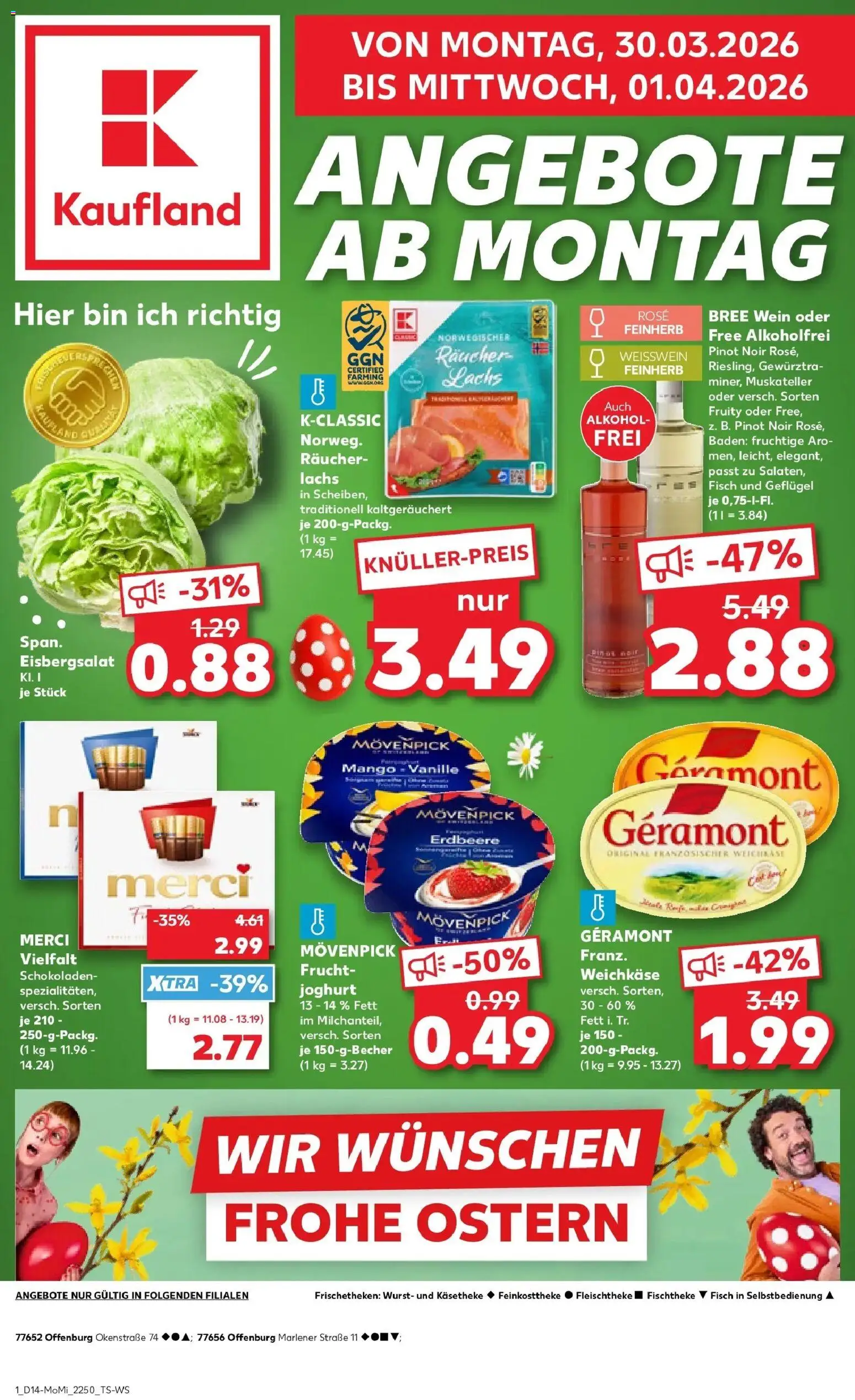 Vorschau von dem Prospekt des Geschäftes Kaufland, gültig ab dem 30.03.2026