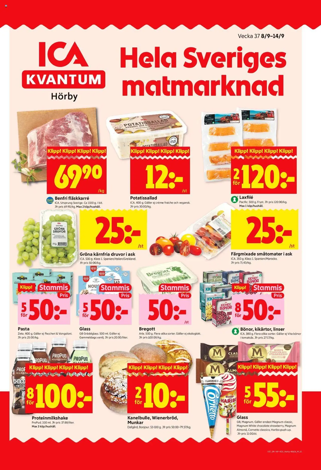 Hörby är giltig 08/09 2025 > Veckans Erbjudanden gäller från 08/09/2025 till 14/09/2025 sidnummer 1
