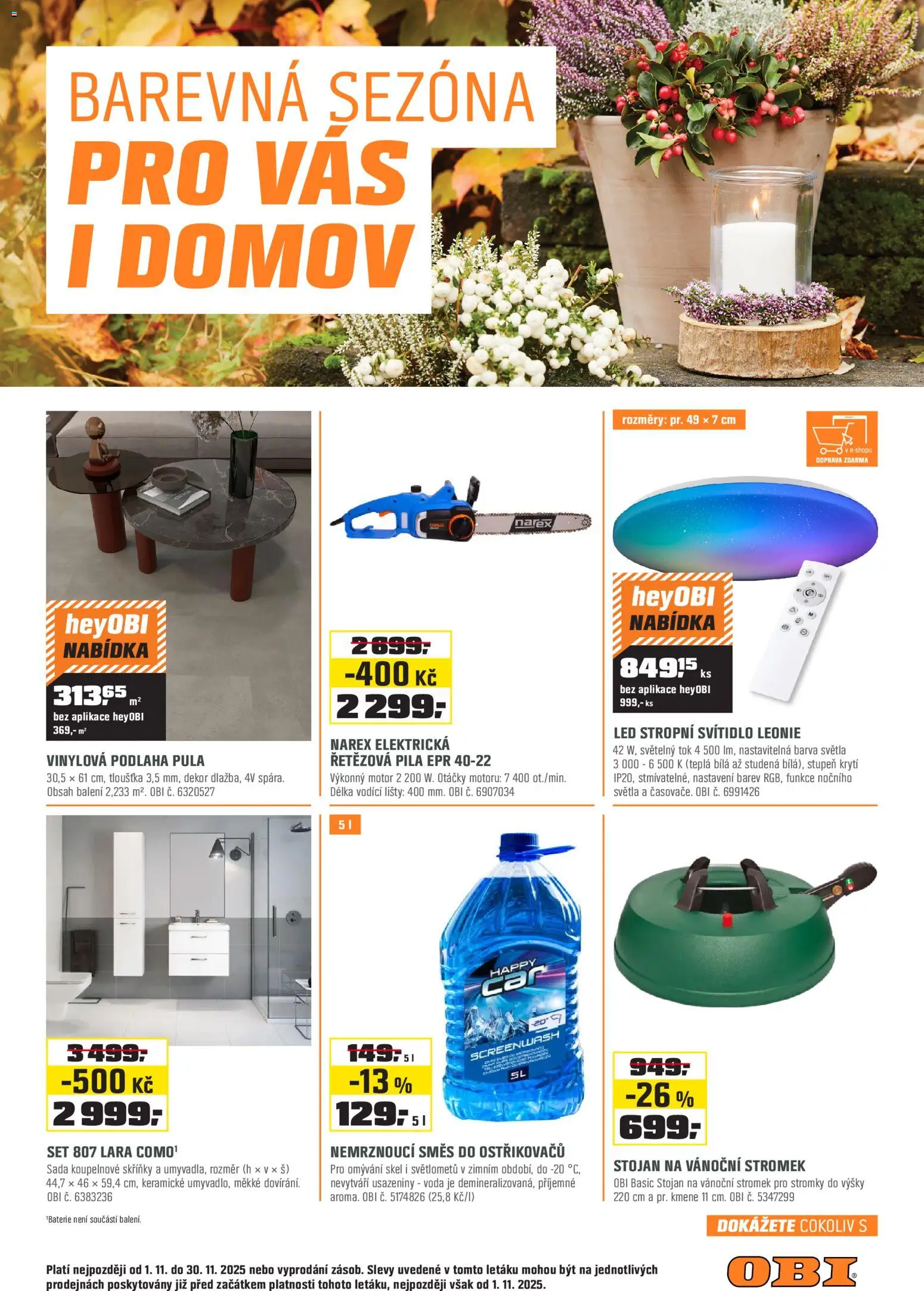 Náhled nabídky: OBI Leták platný od 01.11.2025