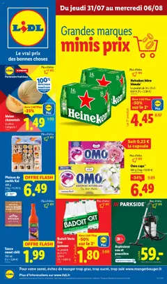 Prévisualisation de Catalogue de la semaine 30 du magasin LIDL formulaire valide 31/07/2025