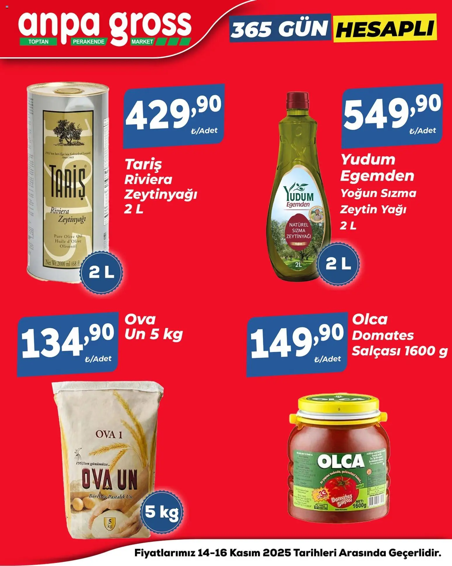 Anpa Gross Hafta Sonu Fırsatları 14.11.2025 - Broşürünün önizlemesi