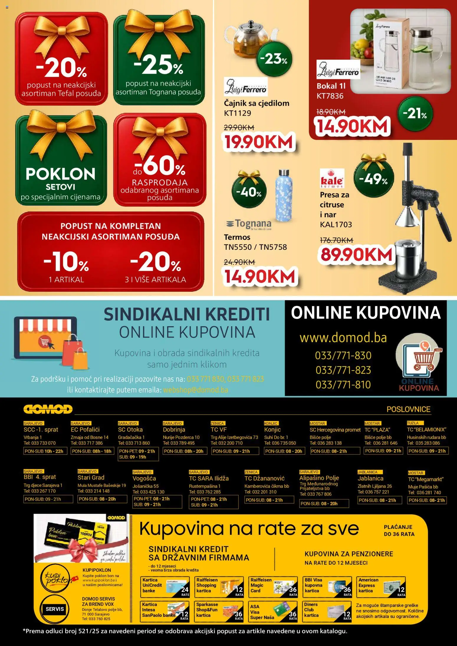 Pregled letka Katalog trgovine Domod vrijedi od 2025.12.01