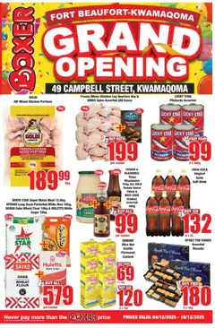 Preview of Boxer flyer valid from 04/12/2025