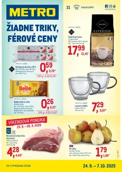 Náhľad Metro letáku platného od 24.09.2025