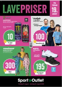 Forhåndsvis Lave Priser fra butikk Sport Outlet gyldig fra 19/08/2025