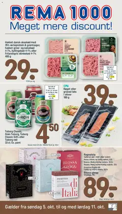 Eksempel på tilbudsavis Tilbudsavis fra butik Rema 1000 gyldig fra 05/10/2025