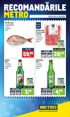 Previzualizarea de cataloage: Metro Catalog - Recomandările valabil de la 04.08.2025