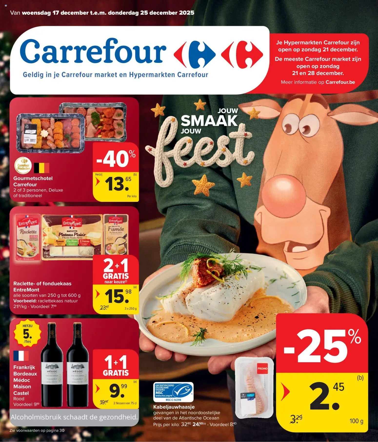 Voorbeeld van Folder week 51 van winkel Carrefour geldig vanaf 17/12/2025