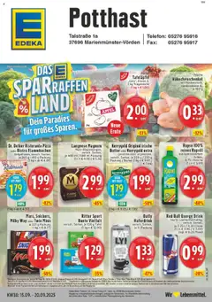 Vorschau von dem Prospekt des Geschäftes Edeka, gültig ab dem 14.09.2025