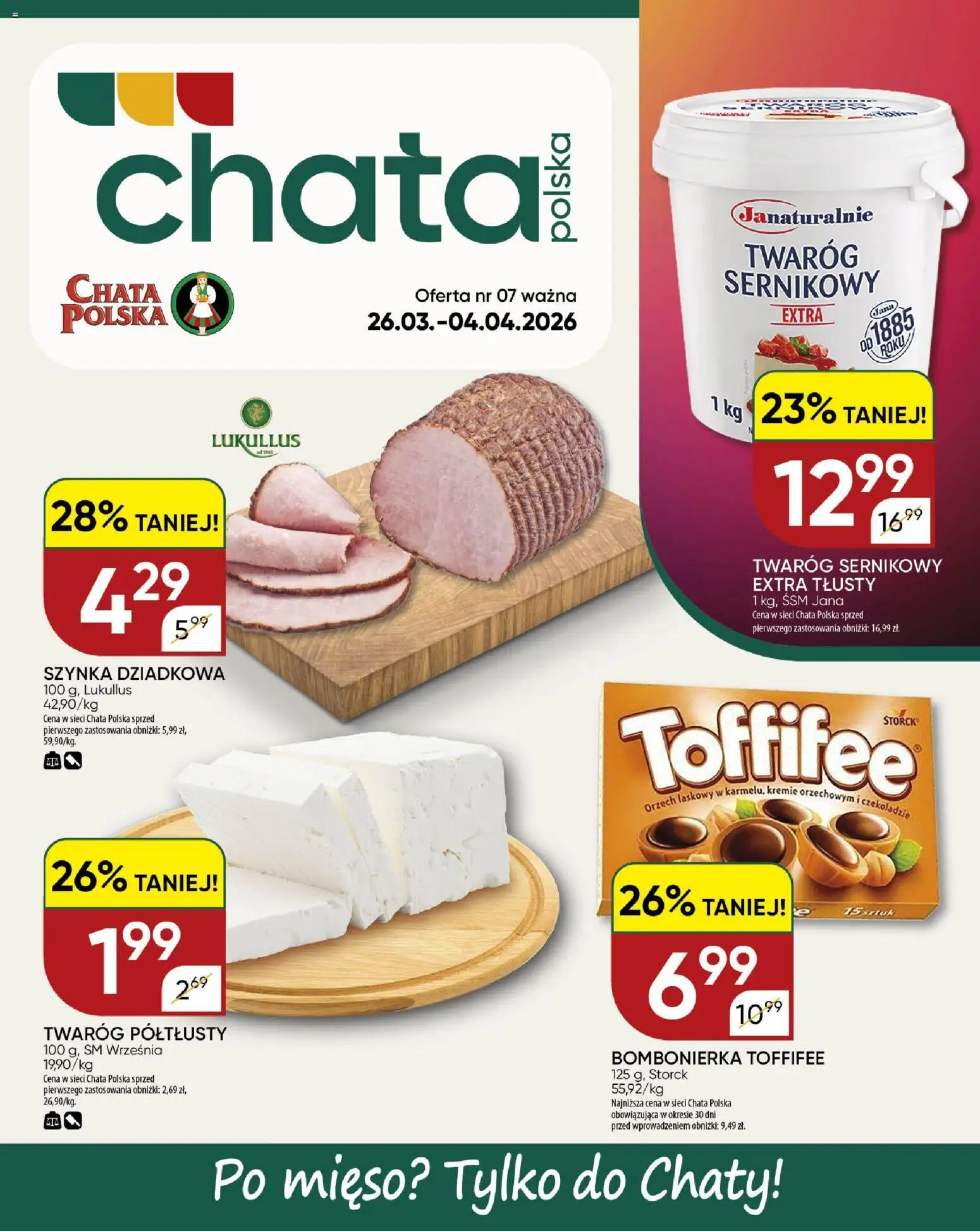 Pogląd gazetki "Chata Polska gazetka" ze sklepu Chata Polska ważnej od 26.03.2026