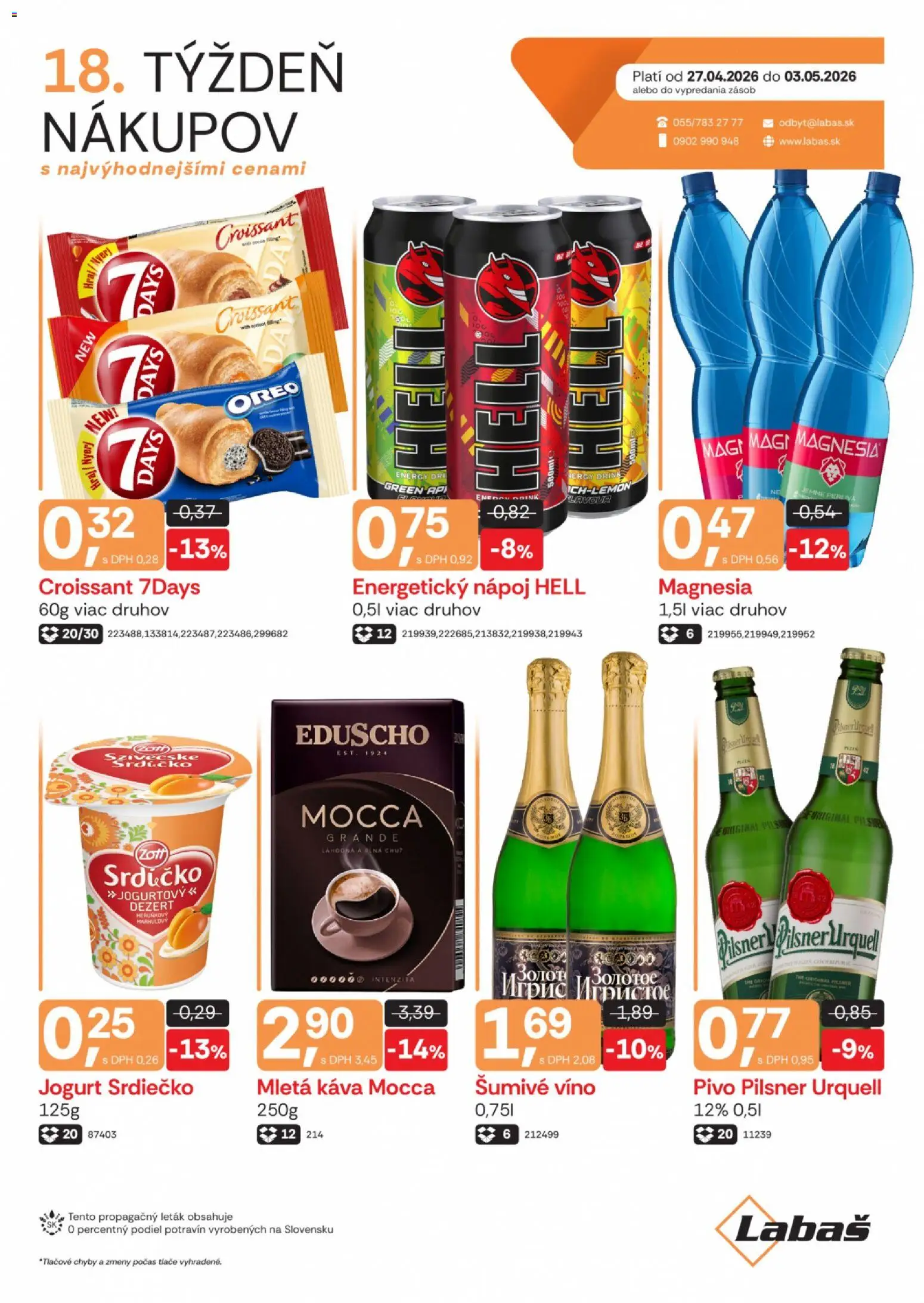 Náhľad Labaš letáku platného od 27.04.2026