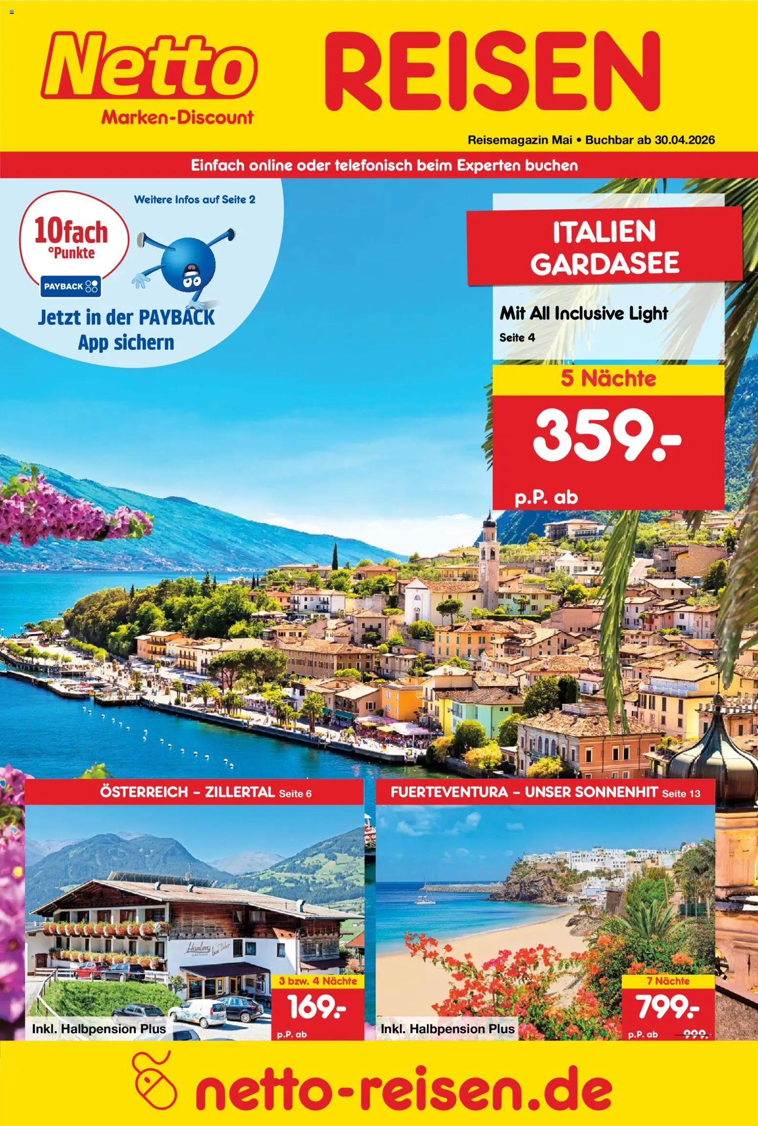 Vorschau von dem Prospekt des Geschäftes Netto Reisen, gültig ab dem 30.04.2026