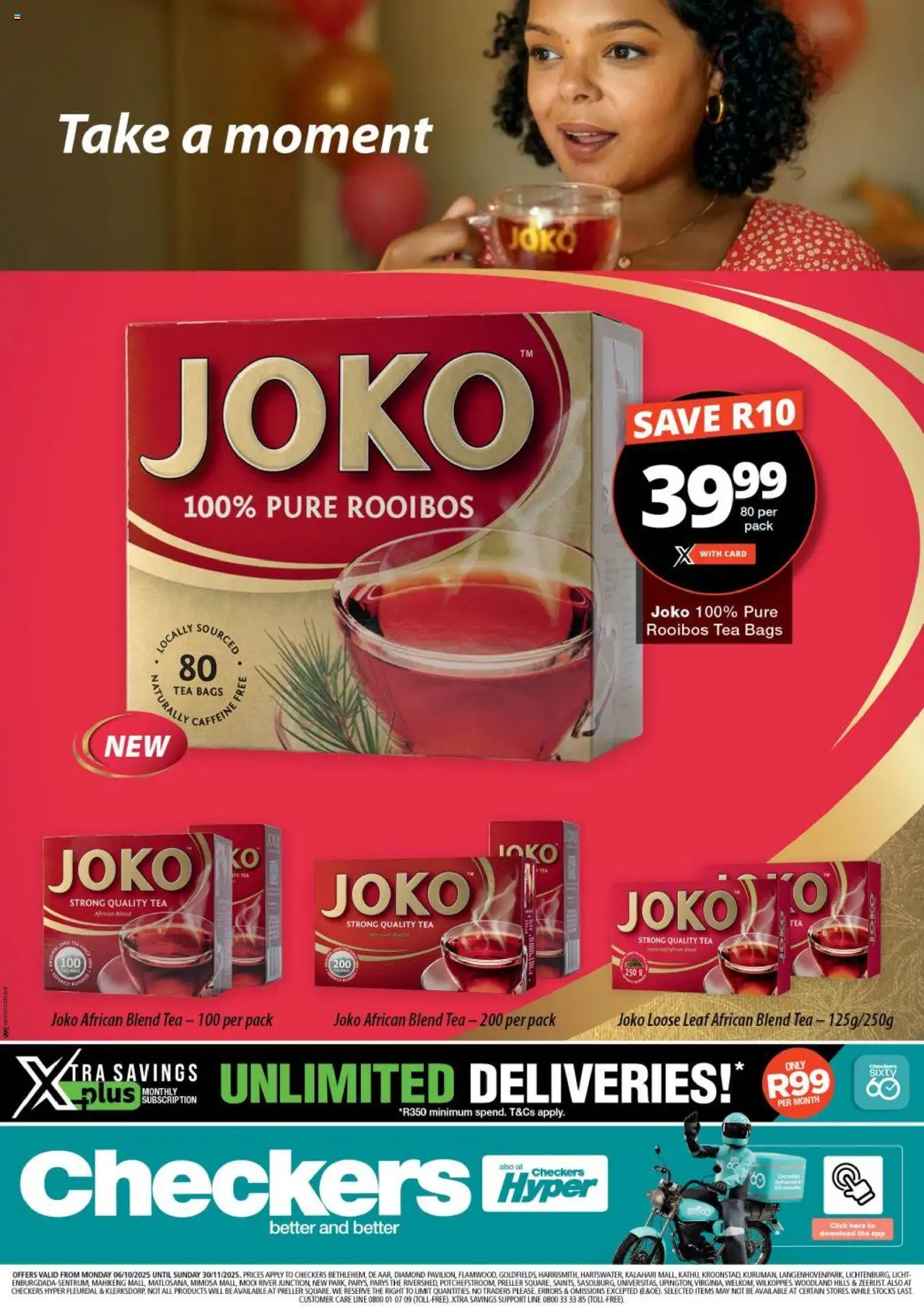 Checkers Northern Cape - Joko Promotion 06/10 - 30/11/2025 >> Catalogue