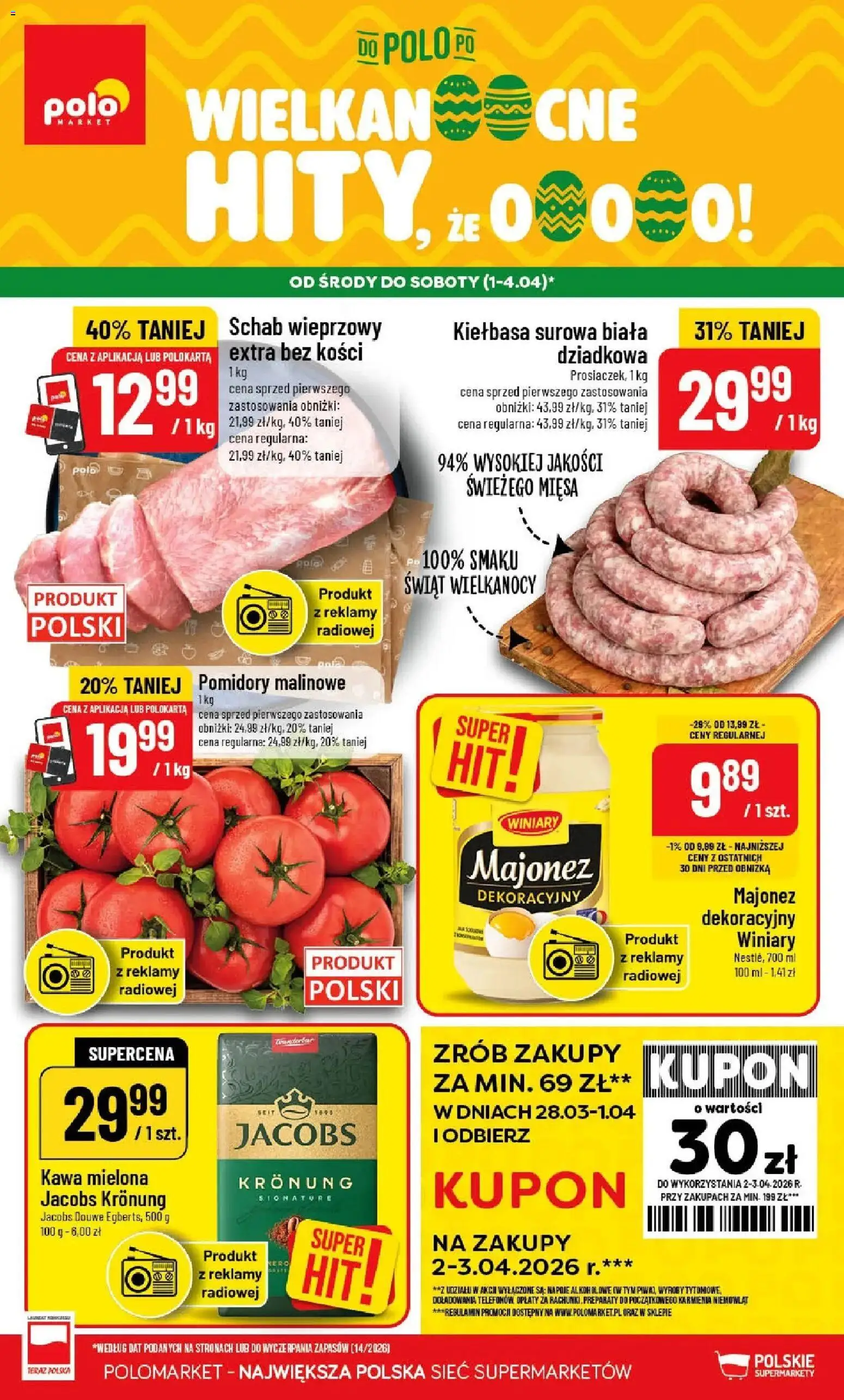 Pogląd gazetki "POLOmarket gazetka" ze sklepu POLOmarket ważnej od 01.04.2026