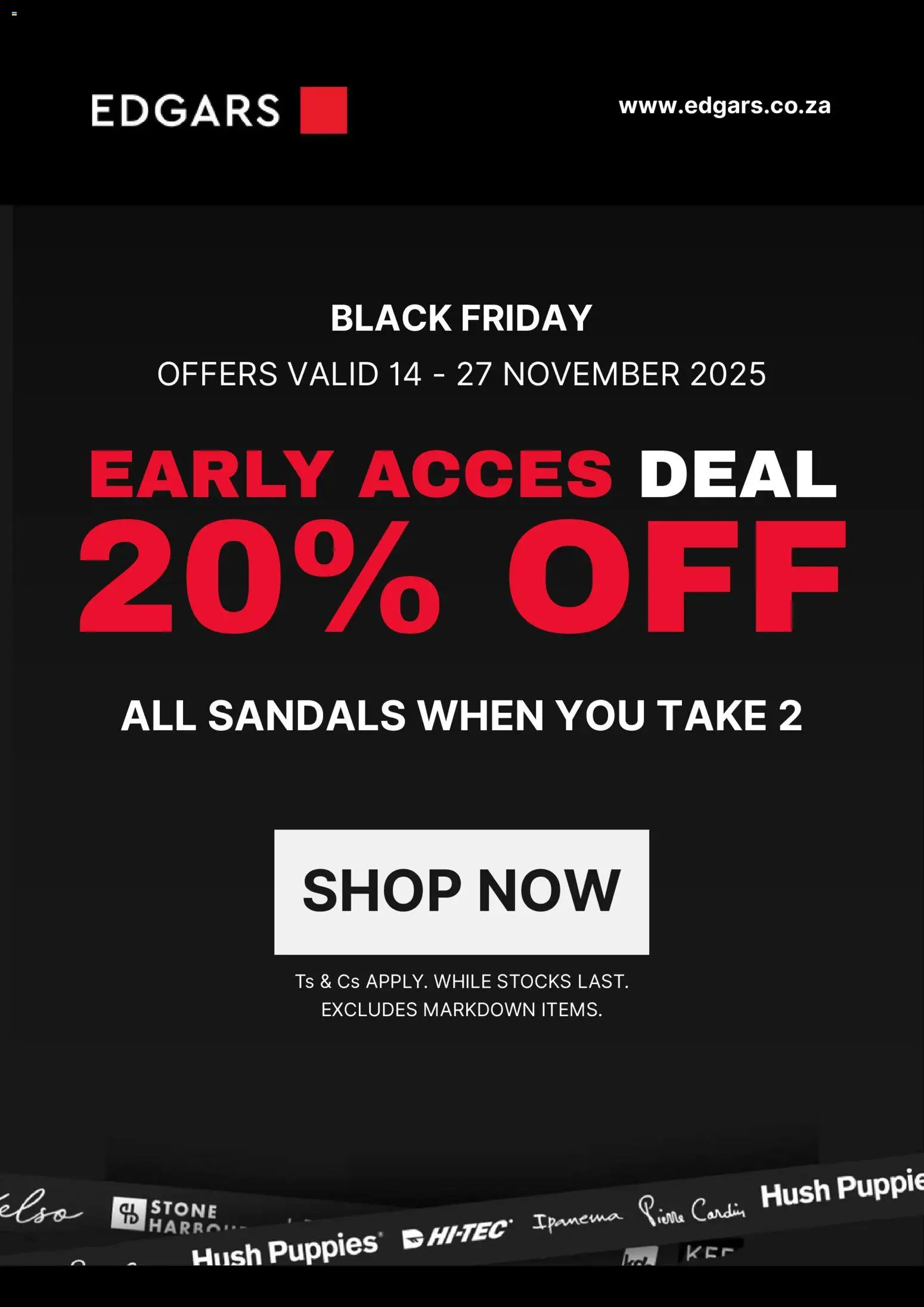 Preview of Edgars flyer valid from 21/11/2025