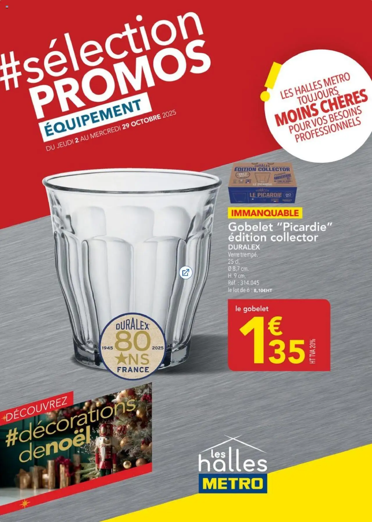 Sélection Promos Equipement de la boutique METRO valable du 02/10/2025 - Page numéro 1