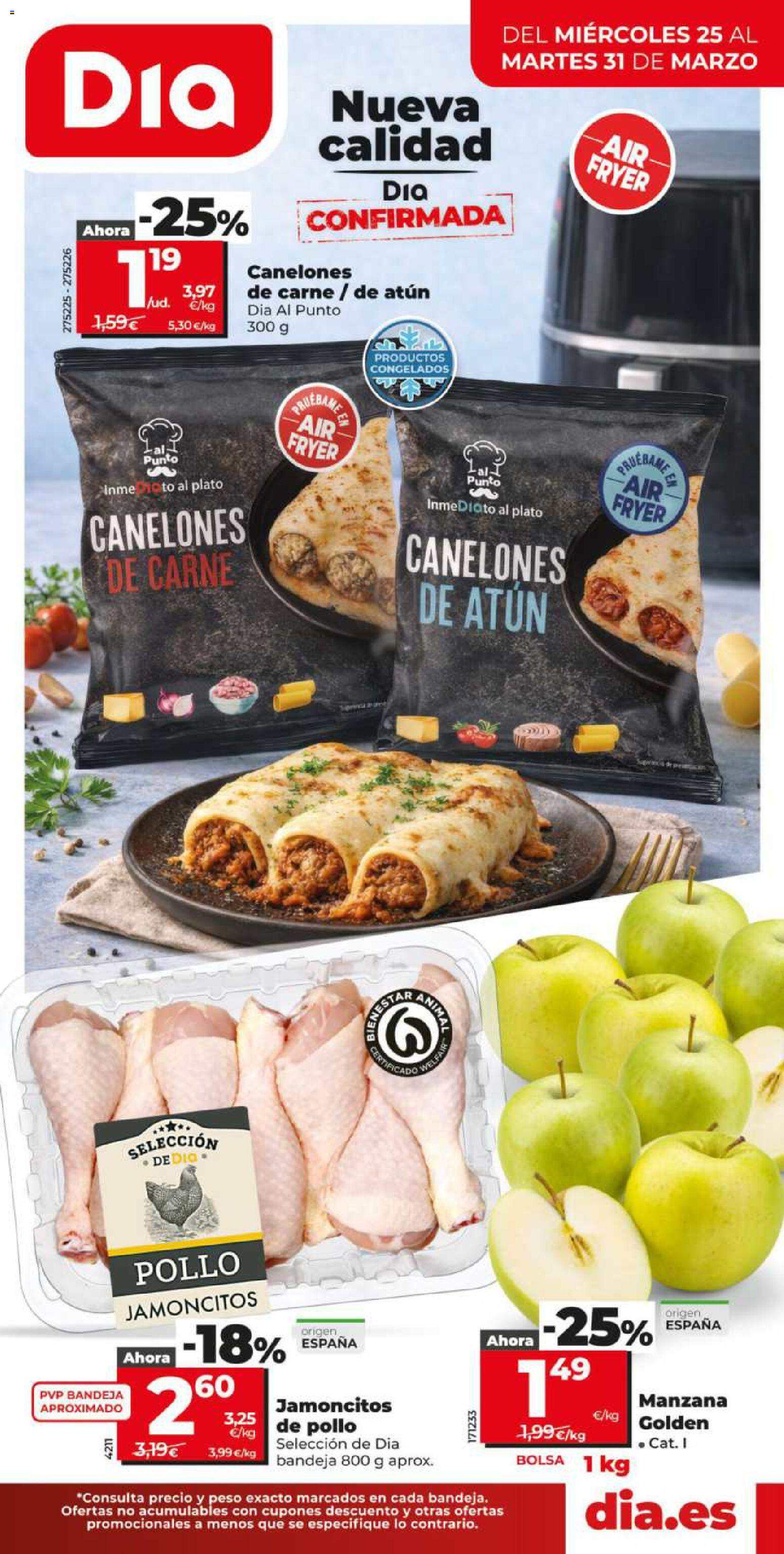 Nuevo folleto Dia desde 25/03