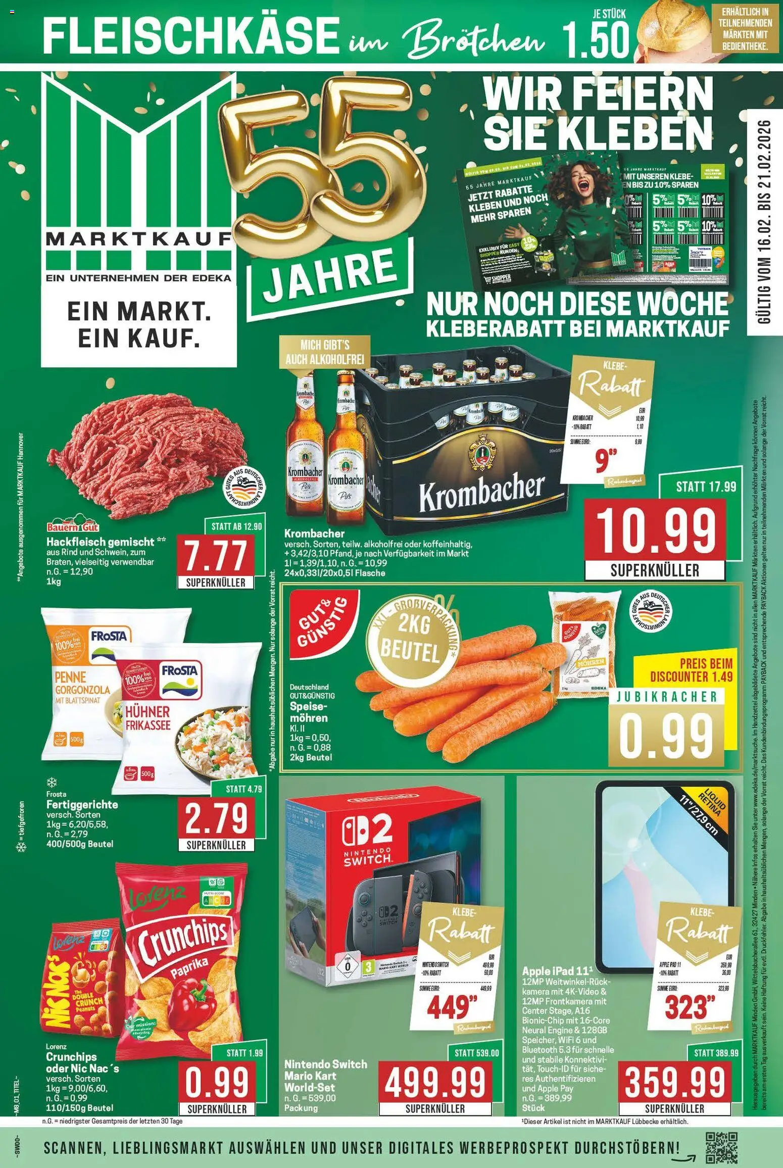 Vorschau von dem Prospekt des Geschäftes Marktkauf, gültig ab dem 16.02.2026