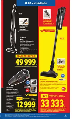 Lidl - Black Friday megtekintése, amely érvényes 2025.11.20.-től | Oldal: 27