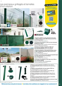 Prévisualisation de Catalogue du magasin Castorama formulaire valide 21/05/2025 | Page: 413