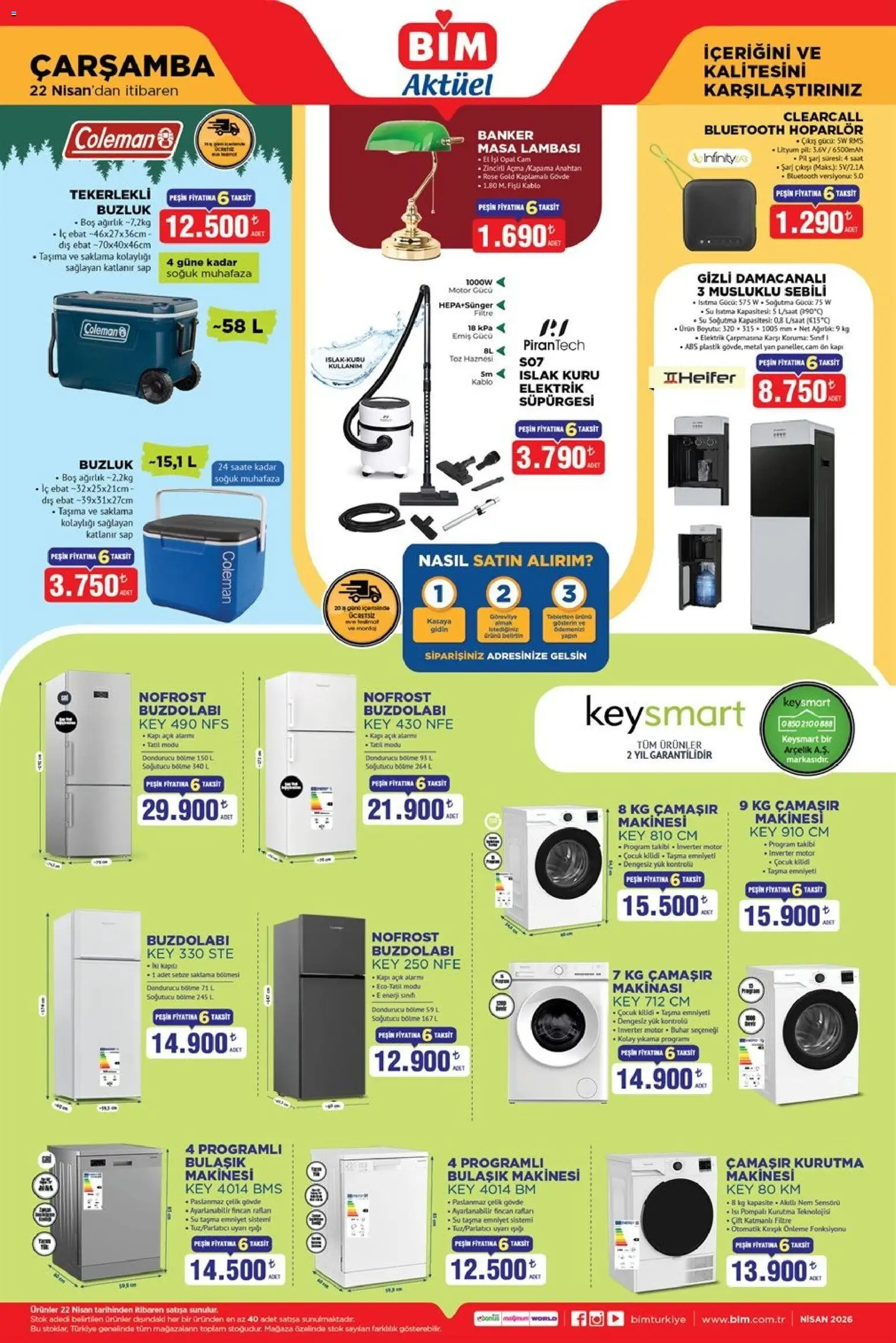 BİM BİM - Katalog Çarşamba 22.04.2026 - Broşürünün önizlemesi