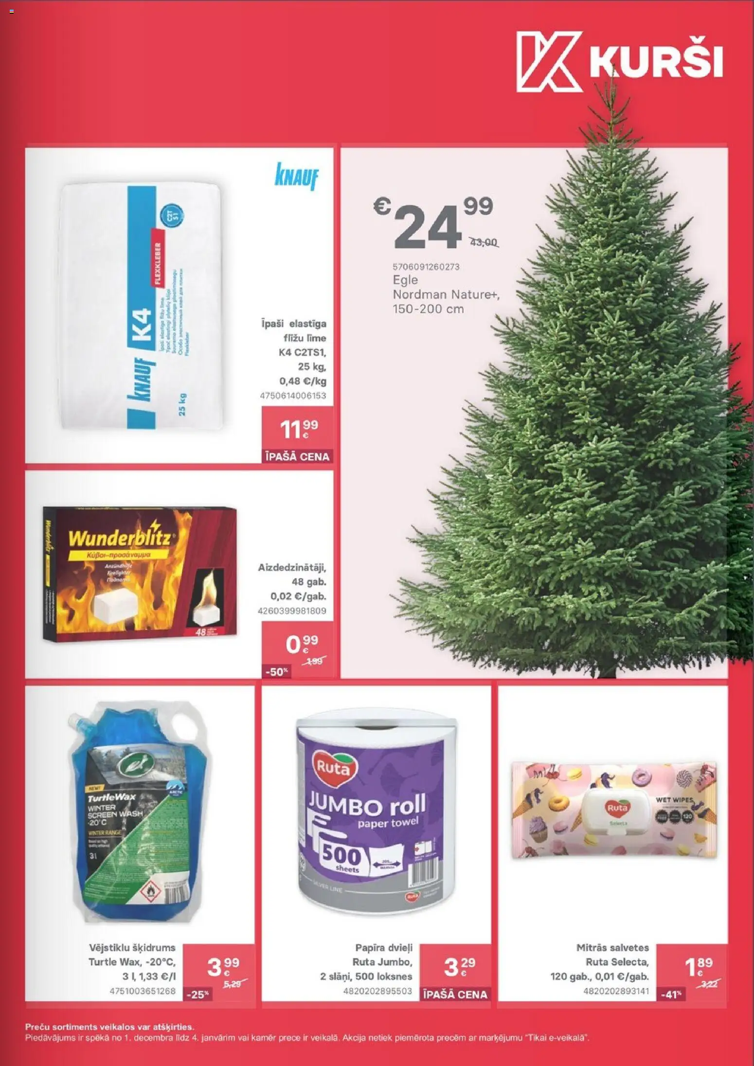 Skatīt Kurši akciju bukletu, derīgs no 2025.12.01