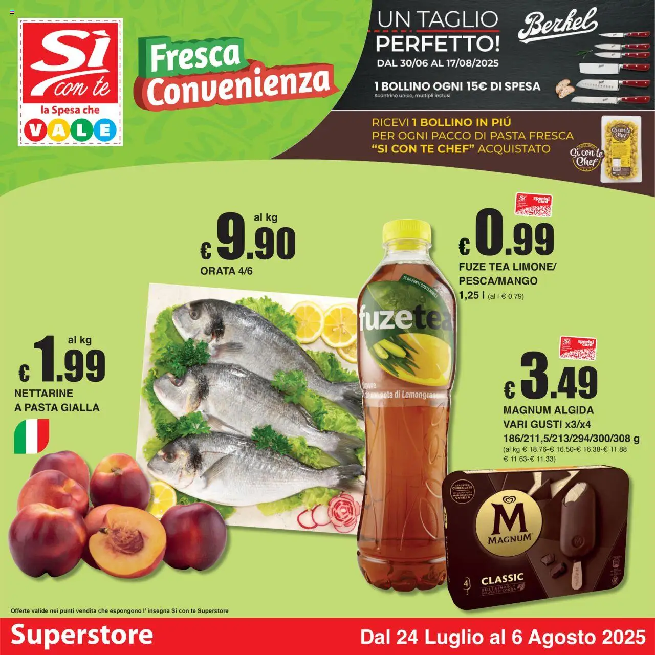 Volantino Sì con Te valido da 24/07/2025 numero di pagina 1