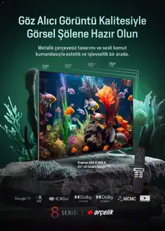 Arçelik Katalog 16.11.2025 - Broşürünün önizlemesi | Strana: 83