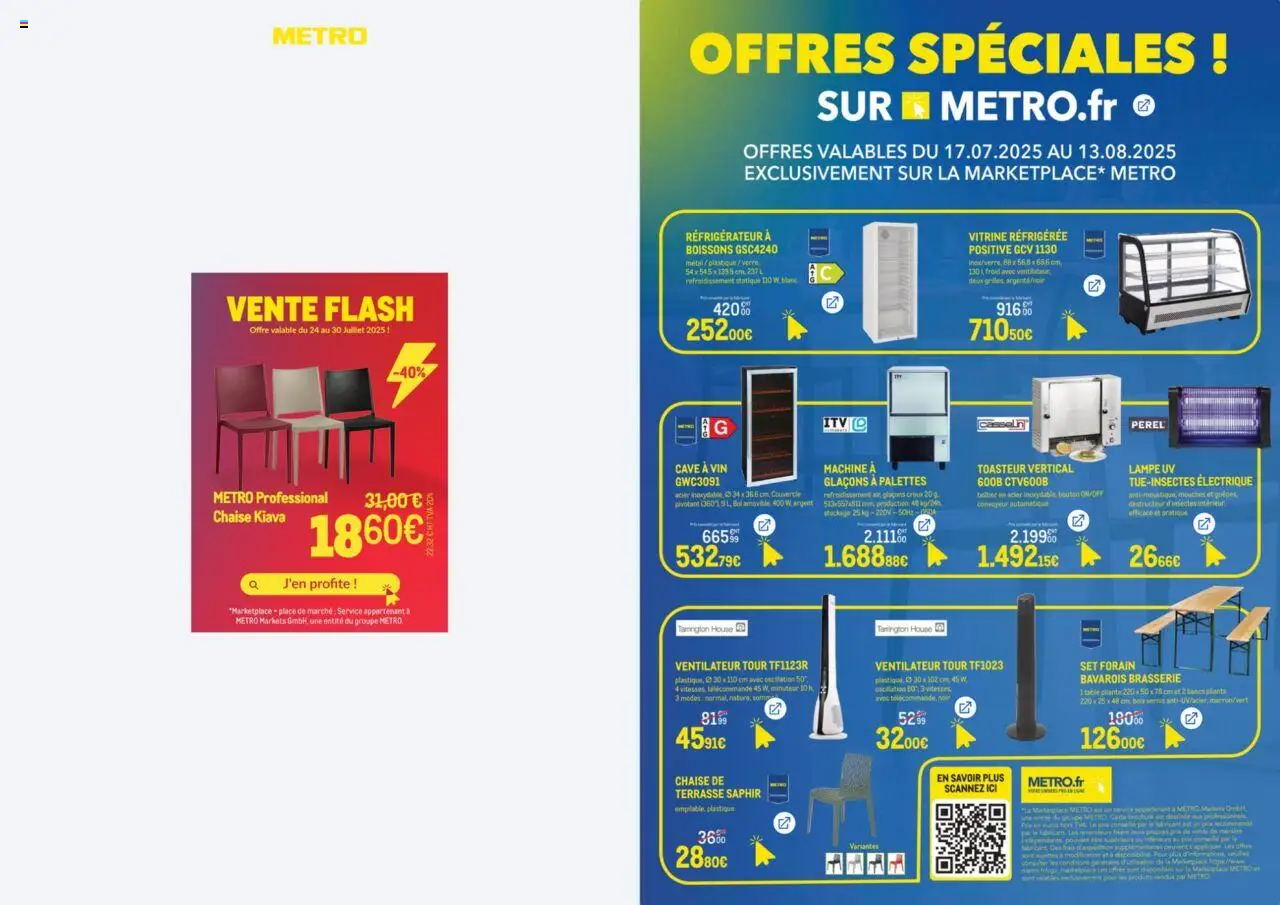 Offres Spéciales - Exclusivités Marketplace de la boutique METRO valable du 17/07/2025 - Page numéro 1