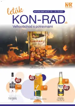 Náhľad KON - RAD letáku platného od 01.10.2025