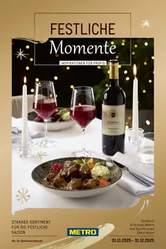 Vorschau von dem Prospekt des Geschäftes Metro, gültig ab dem 01.11.2025