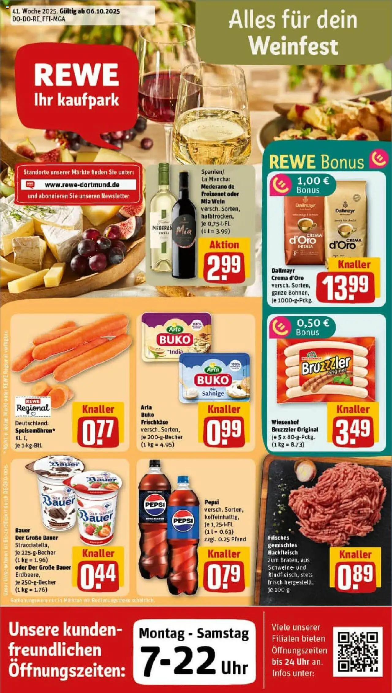REWE Prospekt ab 06.10.2025 nächste Woche - Prospekt Bochum	