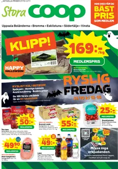 Förhandsgranska reklamblad Bromma från butik Stora Coop gäller från 27/10/2025