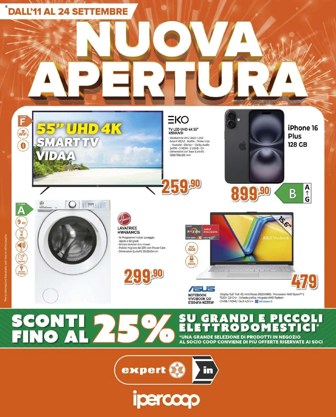 Volantino Ipercoop valido da 11/09/2025 numero di pagina 1