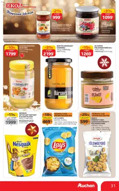 Auchan - Akciós újság Auchan megtekintése, amely érvényes 2025.12.11.-től | Oldal: 31